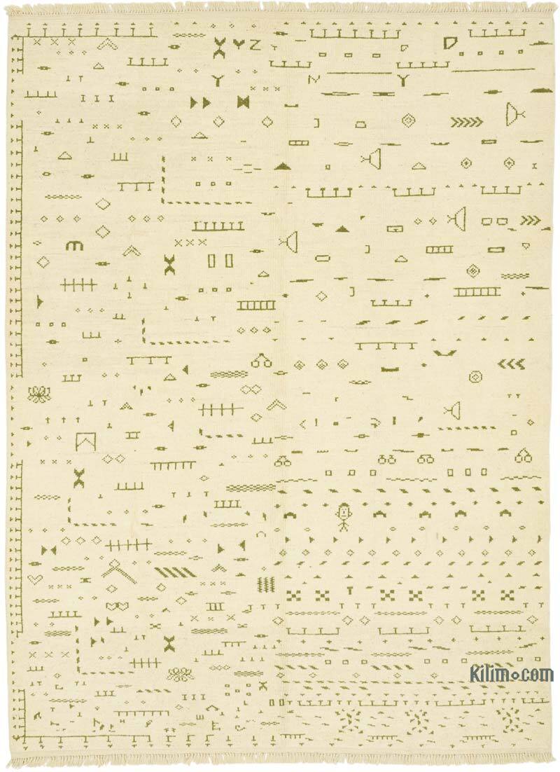 New Turkish Hand-Knotted Rug - K0080614