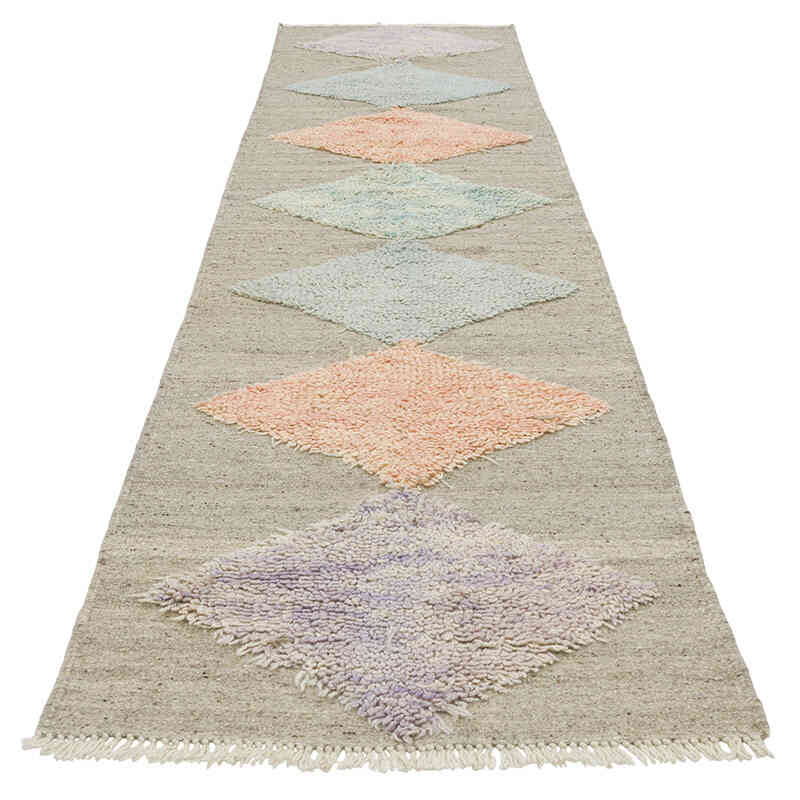 New Turkish Tulu Runner - 2' 9" x 11' 2" (33" x 134") - K0080632