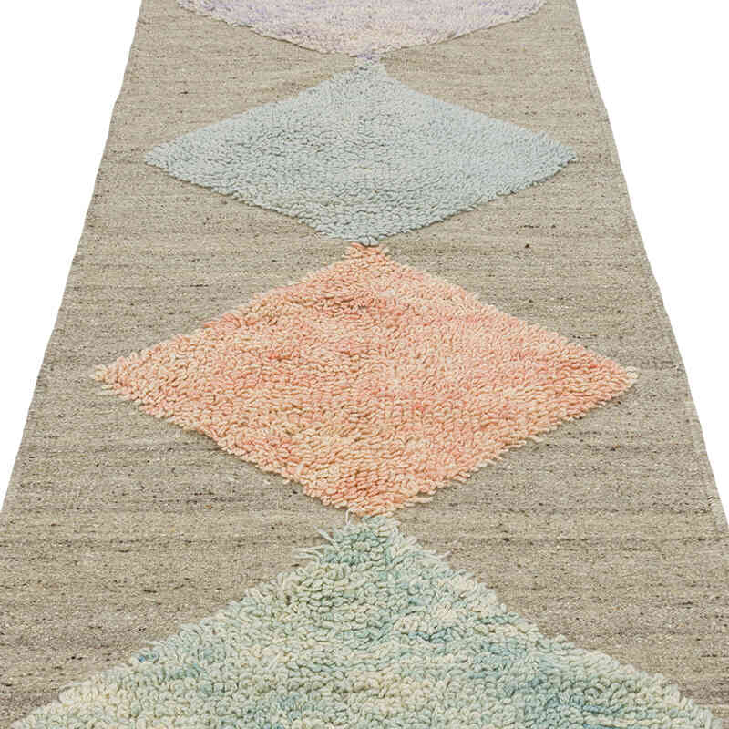 New Turkish Tulu Runner - 2' 9" x 11' 2" (33" x 134") - K0080632