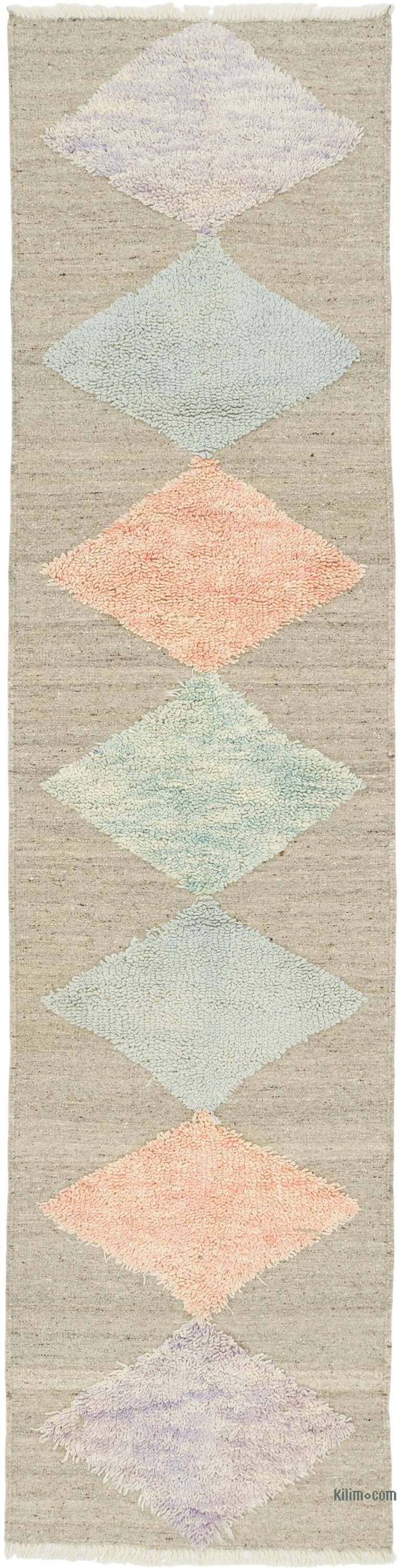 New Turkish Tulu Runner - 2' 9" x 11' 2" (33" x 134") - K0080632
