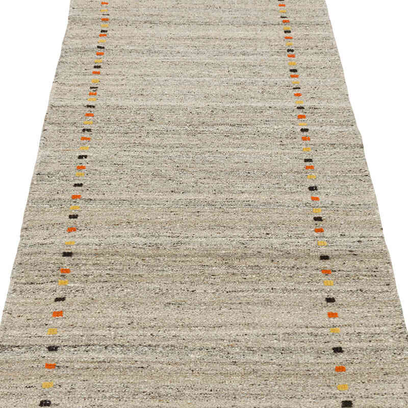 Yeni Kök Boya El Dokuma Yolluk Kilim - 85 cm x 313 cm - K0080638