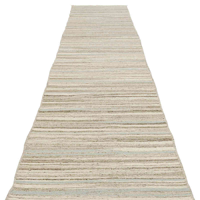New Handwoven Turkish Kilim Runner - K0080639