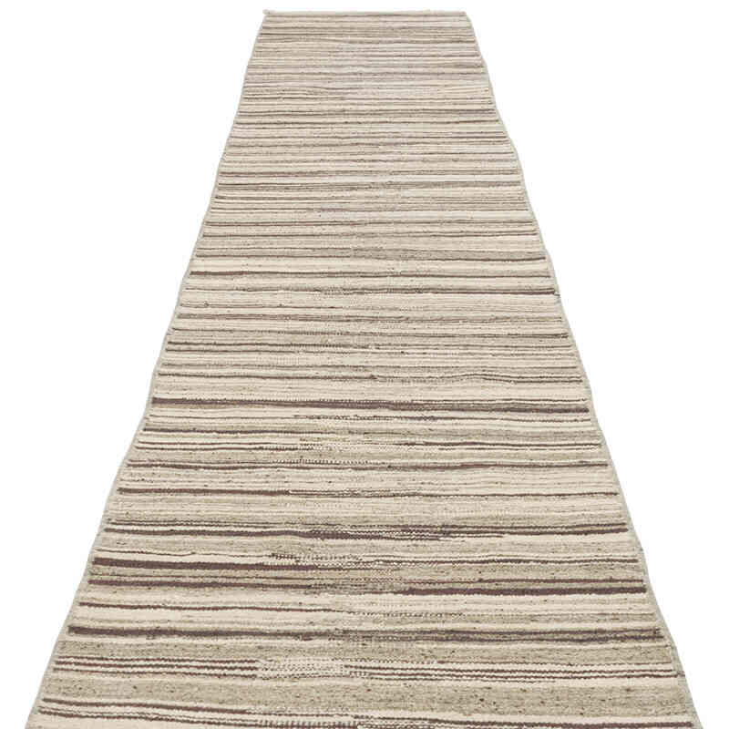 New Handwoven Turkish Kilim Runner - K0080642