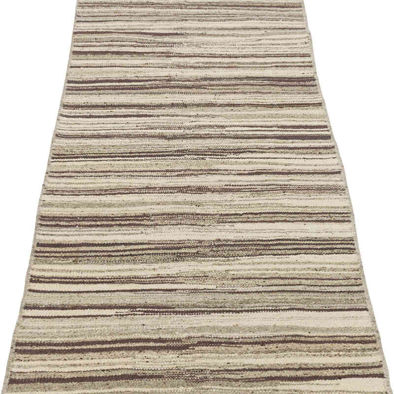 New Handwoven Turkish Kilim Runner - K0080642