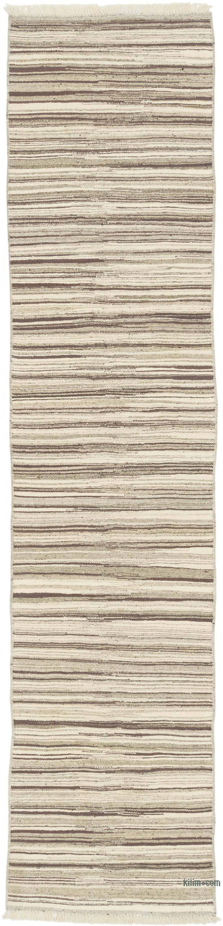 New Handwoven Turkish Kilim Runner - K0080642