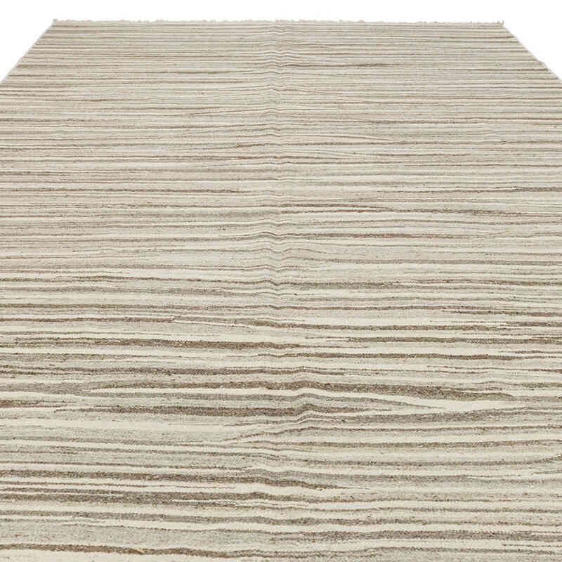 New Handwoven Turkish Kilim Rug - K0080650