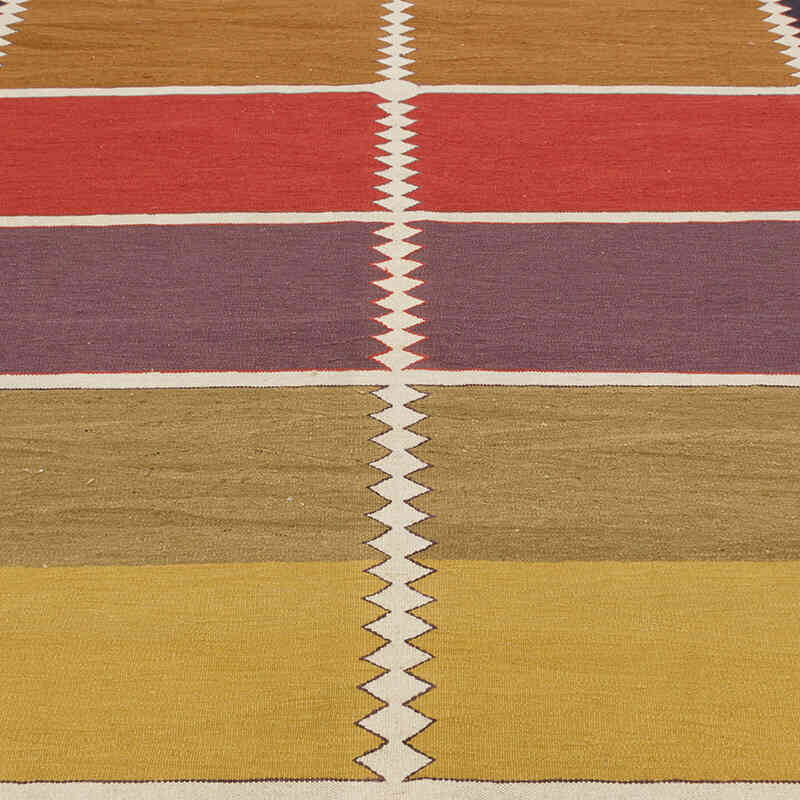 New Handwoven Turkish Kilim Rug - K0080652