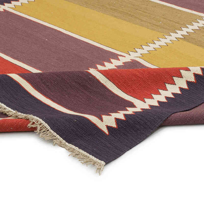 New Handwoven Turkish Kilim Rug - K0080652