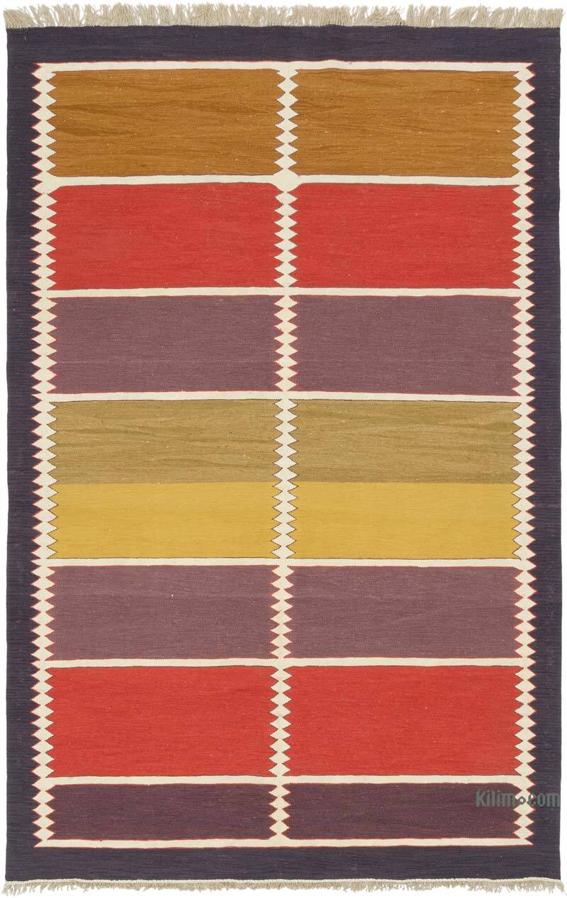 New Handwoven Turkish Kilim Rug - K0080652