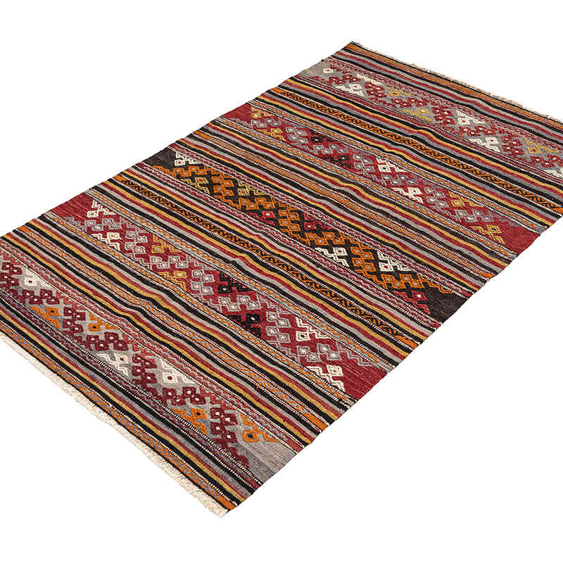 Alfombra Vintage Balikesir Kilim - 99 cm x 157 cm - K0080663