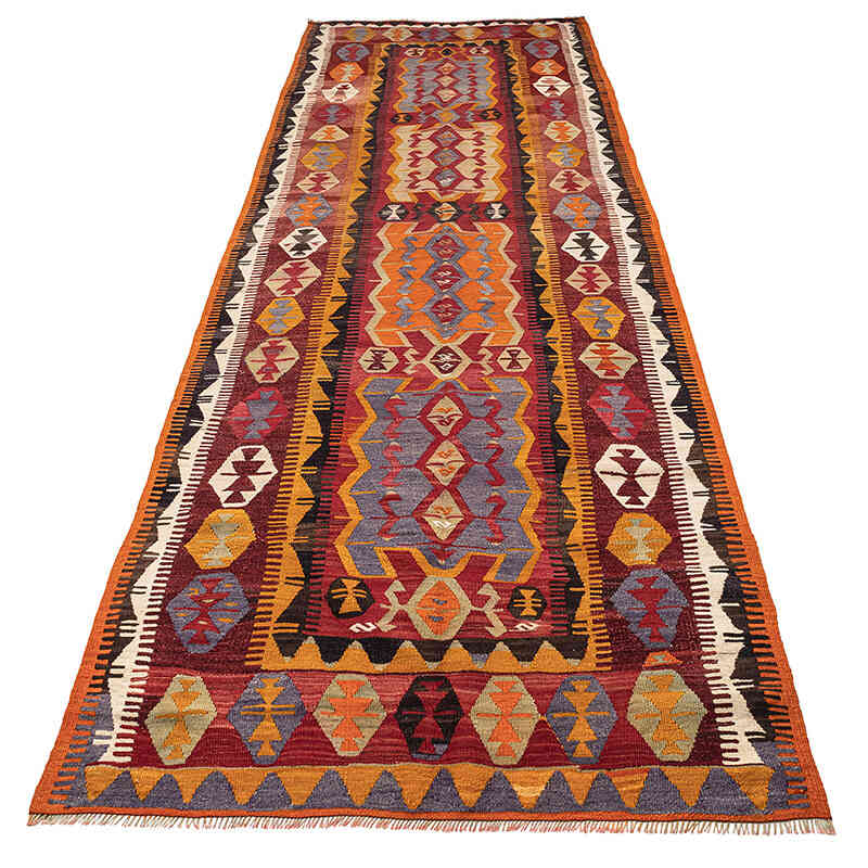 Alfombra Konya Kilim Vintage - 132 cm x 370 cm - K0080665