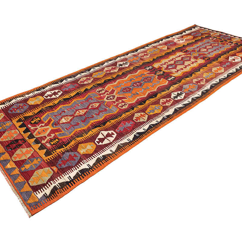 Alfombra Konya Kilim Vintage - 132 cm x 370 cm - K0080665