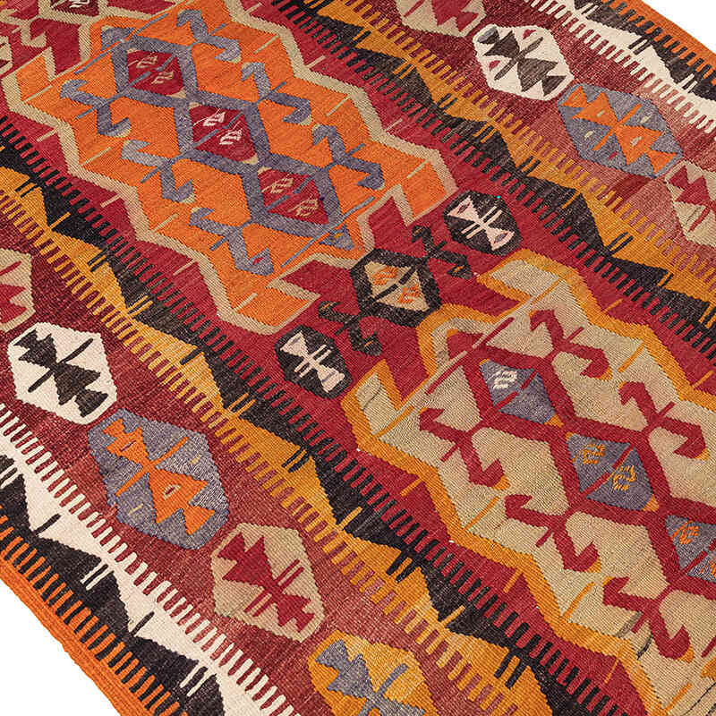 Alfombra Konya Kilim Vintage - 132 cm x 370 cm - K0080665