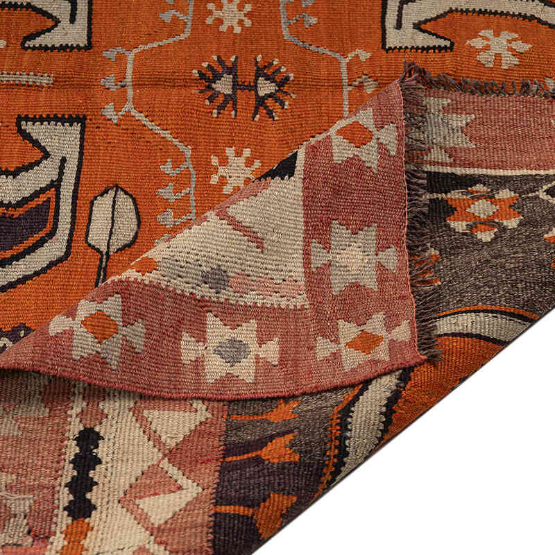Vintage Kars Kilim Rug - 4' 9" x 11' 10" (57" x 142") - K0080666
