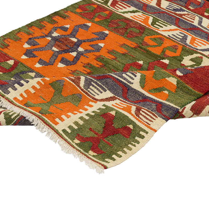 Vintage Cal Kilim Runner - 2' 11" x 8'  (35" x 96") - K0080667