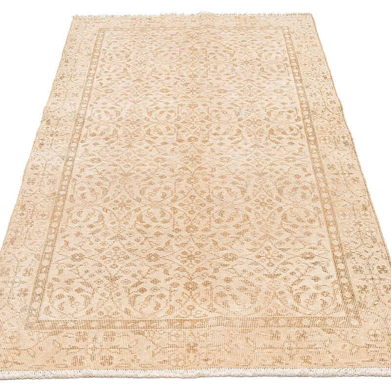 Alfombra Vintage Turca Anudada a Mano - 105 cm x 200 cm - K0080674