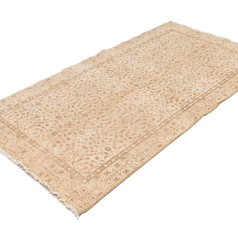 Alfombra Vintage Turca Anudada a Mano - 105 cm x 200 cm - K0080674