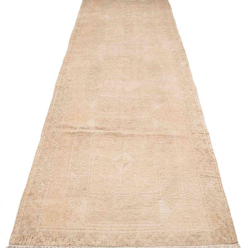 Vintage Turkish Hand-Knotted Runner - 3' 8" x 11' 3" (44" x 135") - K0080675