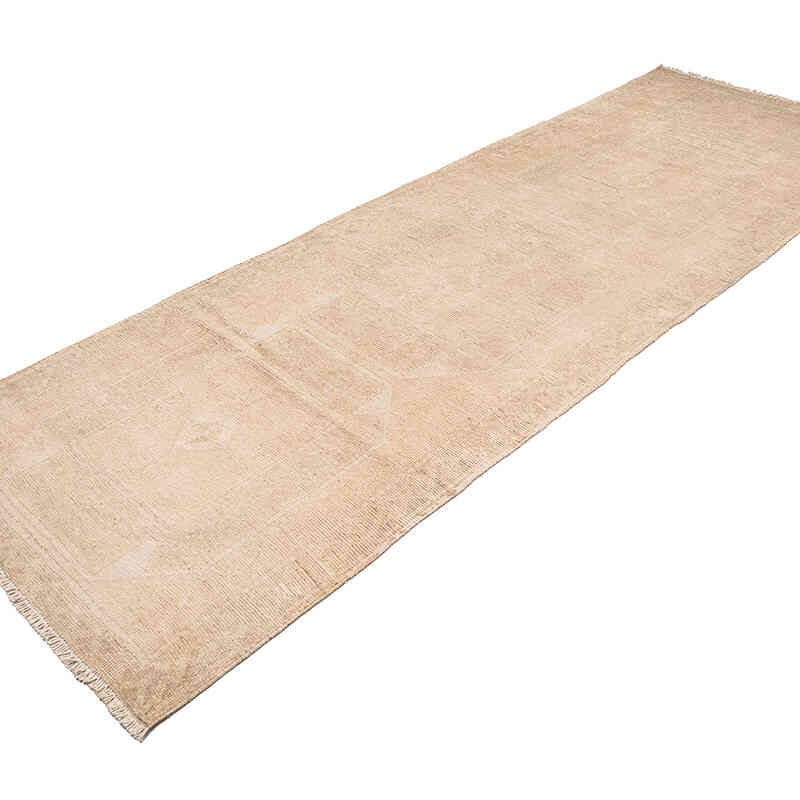 Vintage Turkish Hand-Knotted Runner - 3' 8" x 11' 3" (44" x 135") - K0080675