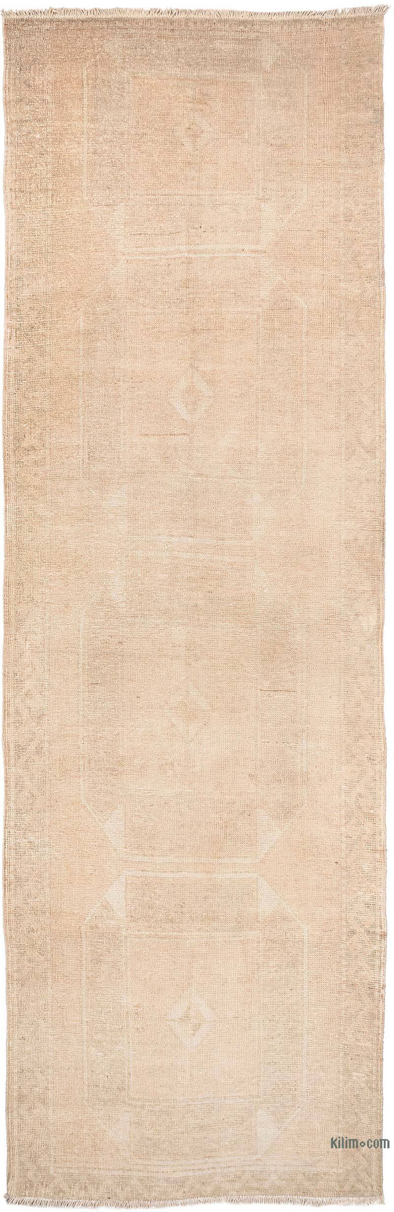Vintage Turkish Hand-Knotted Runner - 3' 8" x 11' 3" (44" x 135") - K0080675