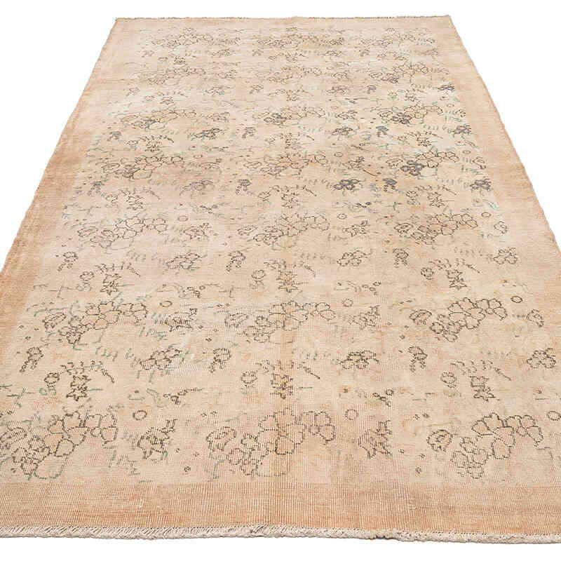 Alfombra Vintage Turca Anudada a Mano - 163 cm x 285 cm - K0080678
