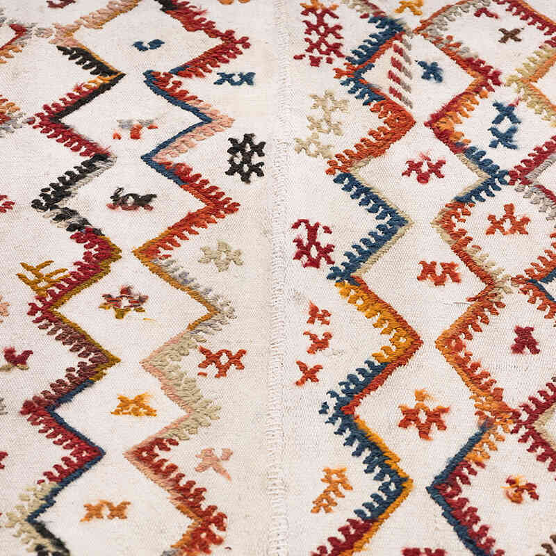 Vintage Konya Cicim Kilim - 125 cm x 267 cm - K0080680