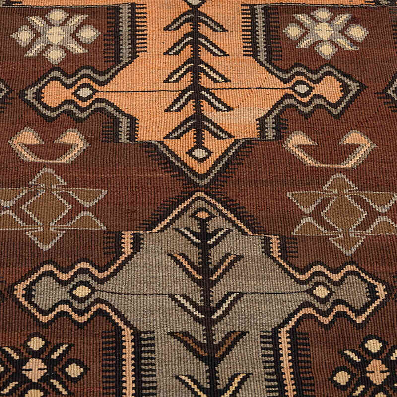 Vintage Kars Kilim Runner - 3' 2" x 11' 5" (38" x 137") - K0080682