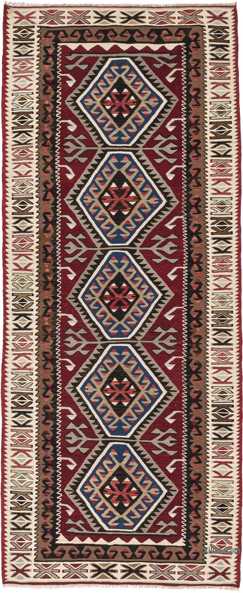 Vintage Adana Kilim Rug - 3' 2" x 7' 8" (38" x 92") - K0080686