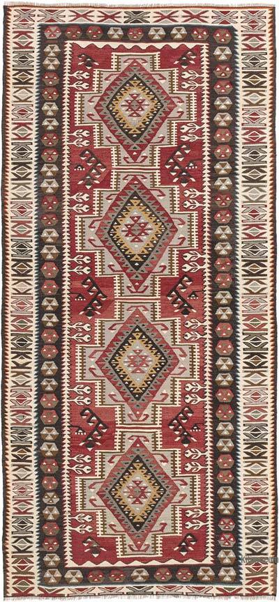 Vintage Adana Kilim - 112 cm x 243 cm