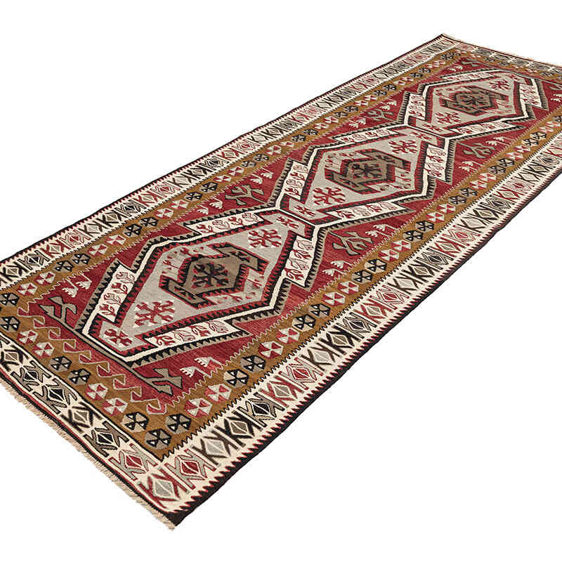 Vintage Adana Kilim - 107 cm x 278 cm - K0080688