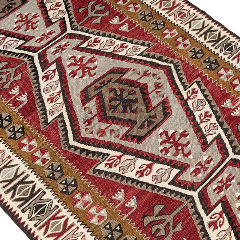 Vintage Adana Kilim - 107 cm x 278 cm - K0080688
