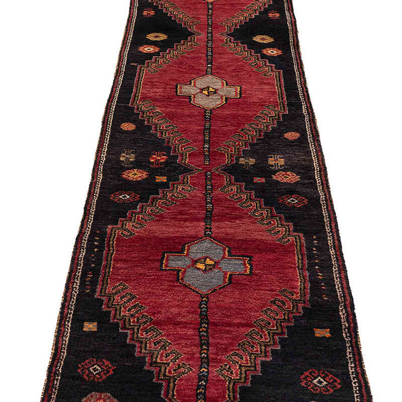 Vintage Tribal Runner Rug - 2' 3" x 12' 8" (27" x 152") - K0080695