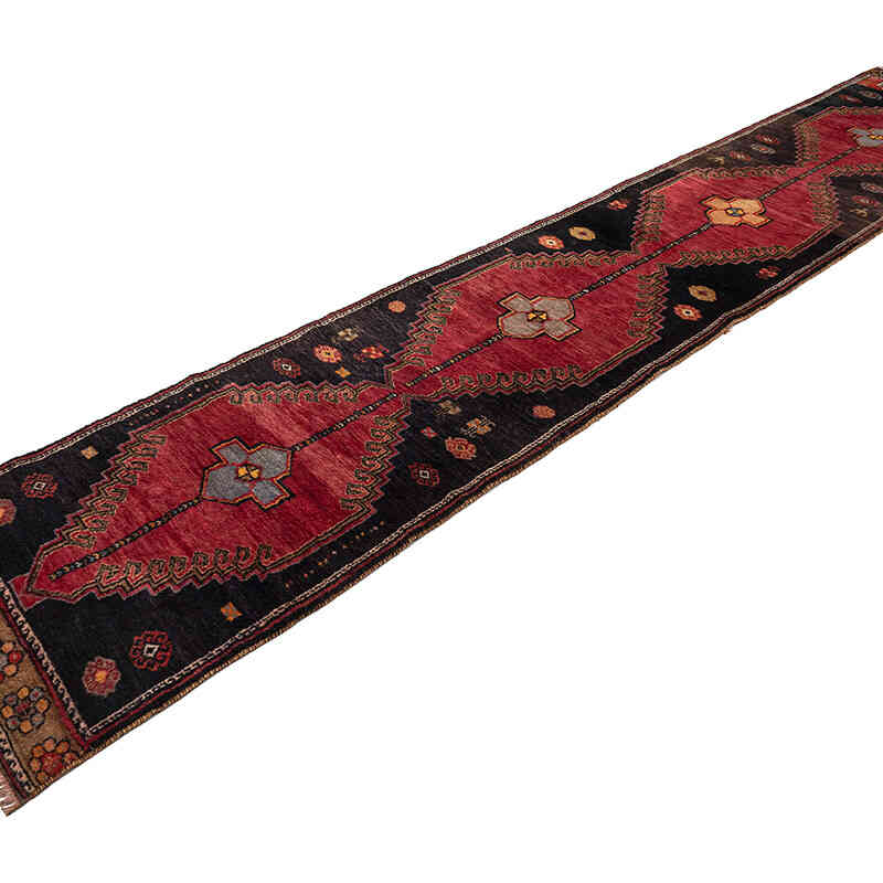 Vintage Tribal Runner Rug - 2' 3" x 12' 8" (27" x 152") - K0080695