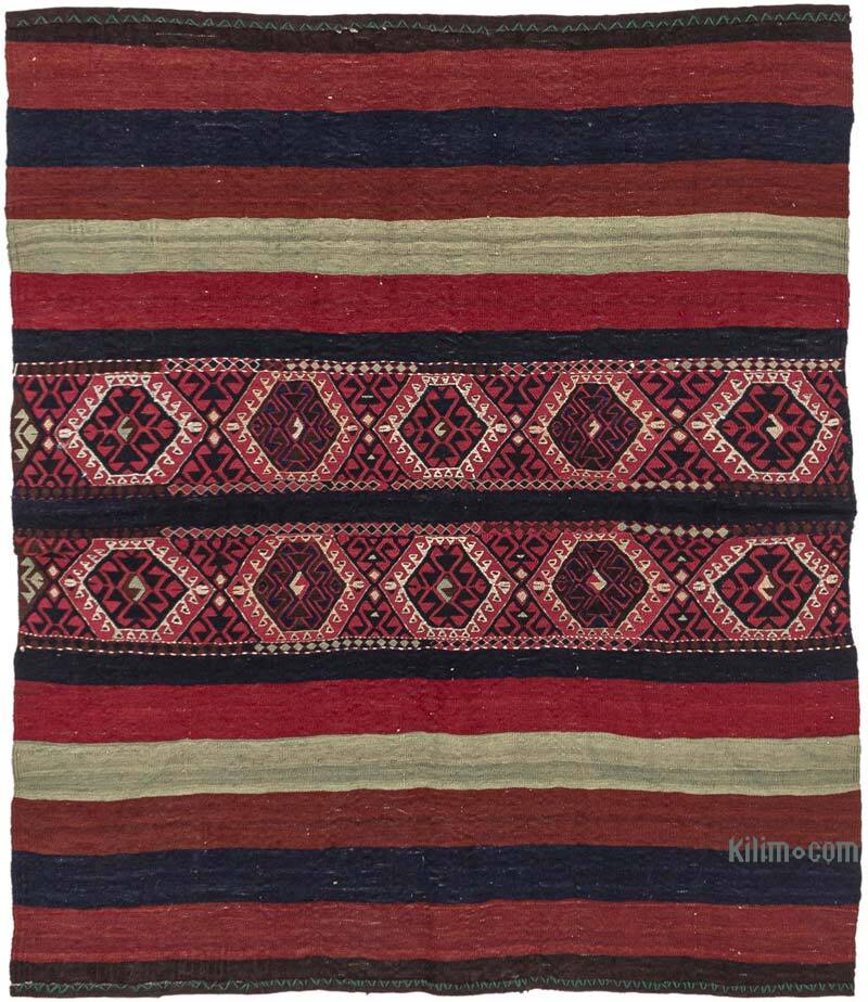 Vintage Malatya Kilimi - 116 cm x 134 cm - K0080701