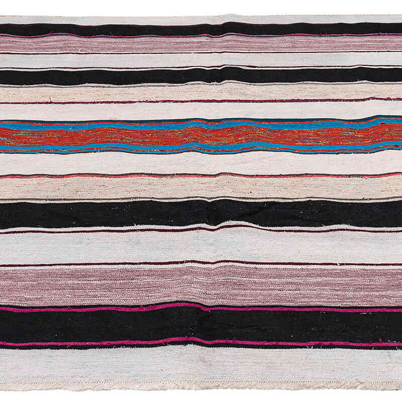 Vintage Adana Kilim Rug - 6' 9" x 6' 8" (81" x 80") - K0080707