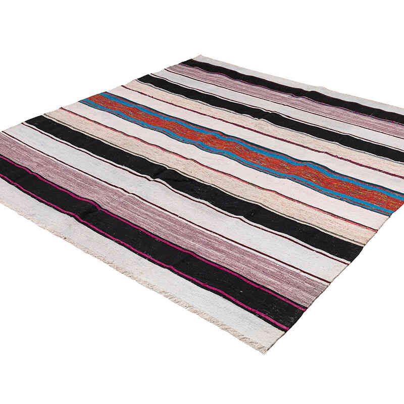 Vintage Adana Kilim Rug - 6' 9" x 6' 8" (81" x 80") - K0080707
