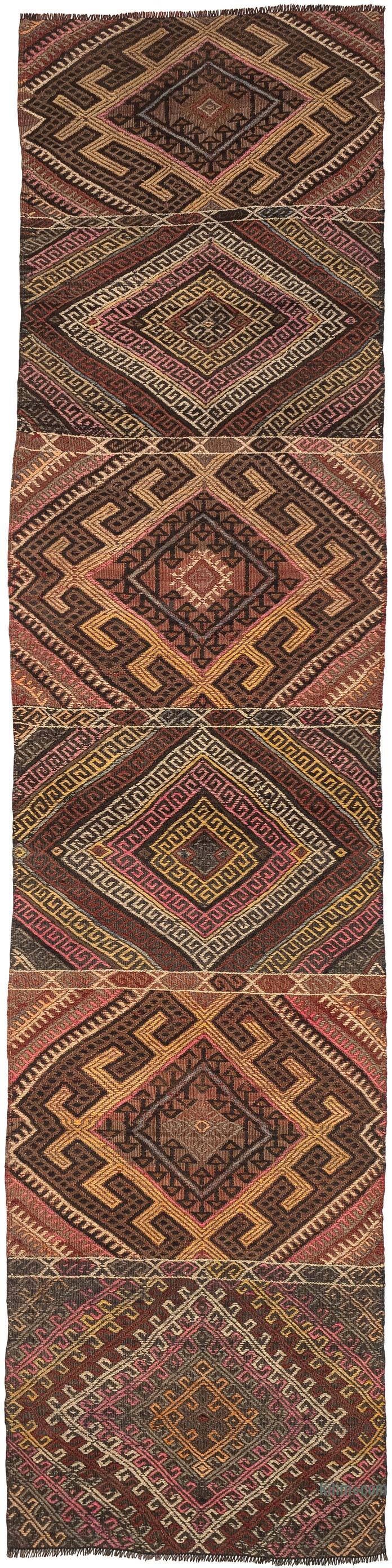 Vintage Kars Jijim Runner - 2' 10" x 11' 6" (34" x 138") - K0080714