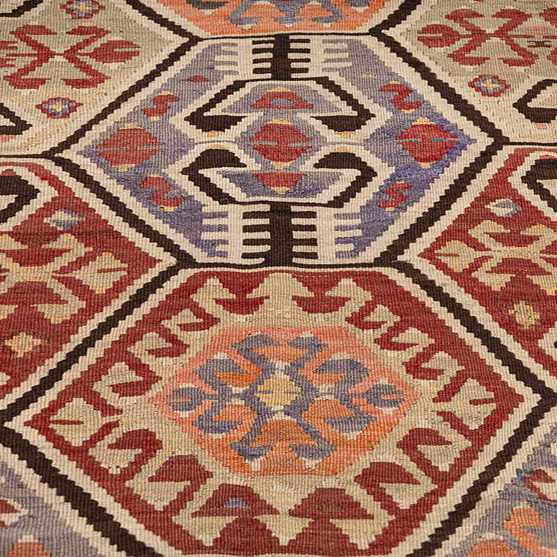 Vintage Aydin Kilim Rug - 4' 2" x 9' 5" (50" x 113") - K0080720