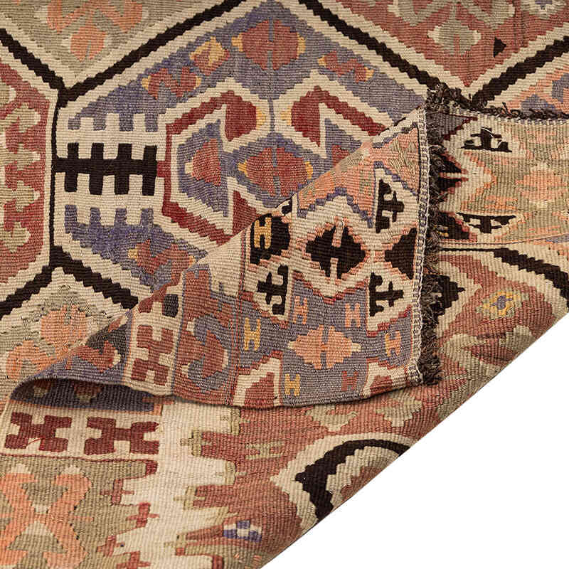 Vintage Aydin Kilim Rug - 4' 2" x 9' 5" (50" x 113") - K0080720