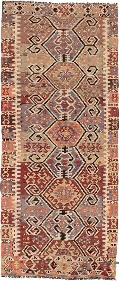 Vintage Aydin Kilim Rug - 4' 2" x 9' 5" (50" x 113")
