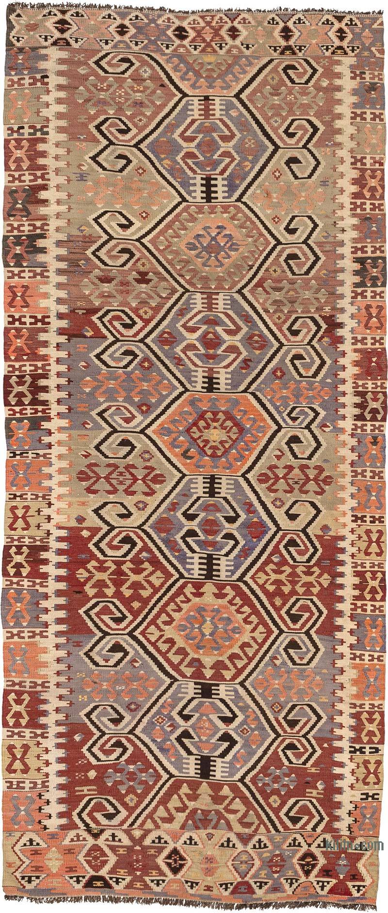 Vintage Aydin Kilim Rug - 4' 2" x 9' 5" (50" x 113") - K0080720