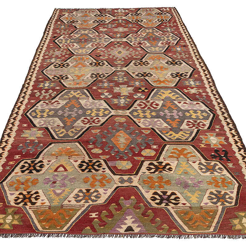 Alfombra Adana Kilim Vintage - 139 cm x 296 cm - K0080722