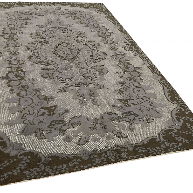 Hand Carved Over-Dyed Rug - 6'  x 9' 10" (72" x 118") - K0080735