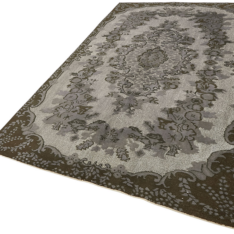 Hand Carved Over-Dyed Rug - 6'  x 9' 10" (72" x 118") - K0080735