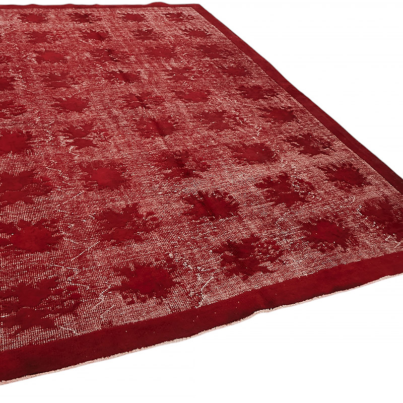 Hand Carved Over-Dyed Rug - 7' 2" x 10' 5" (86" x 125") - K0080736