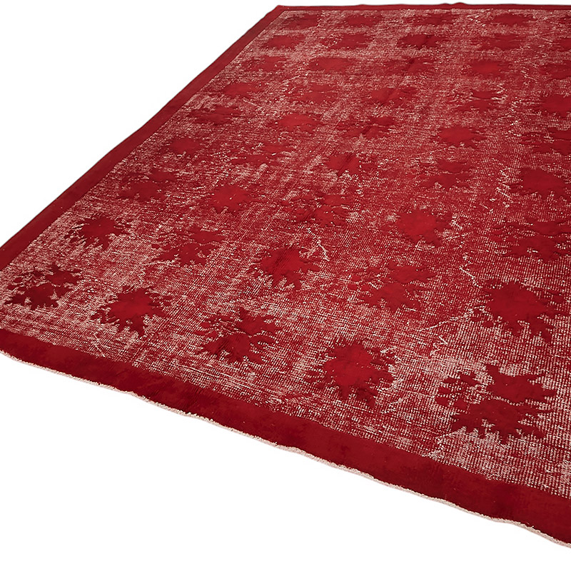 Hand Carved Over-Dyed Rug - 7' 2" x 10' 5" (86" x 125") - K0080736