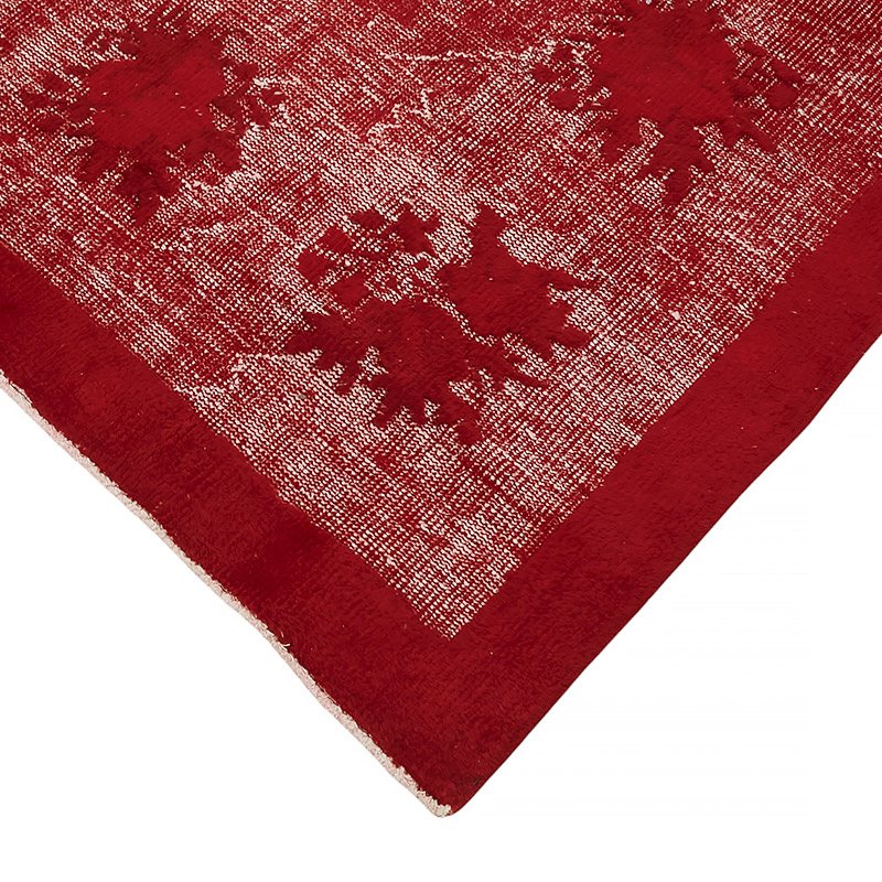 Hand Carved Over-Dyed Rug - 7' 2" x 10' 5" (86" x 125") - K0080736