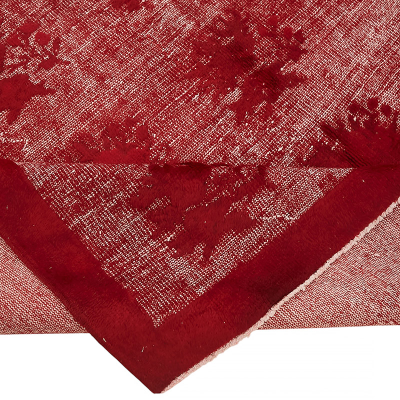 Hand Carved Over-Dyed Rug - 7' 2" x 10' 5" (86" x 125") - K0080736