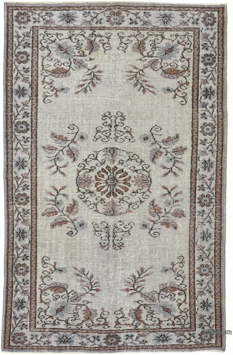 El Oyması Boyalı Halı - 183 cm x 287 cm - K0080738