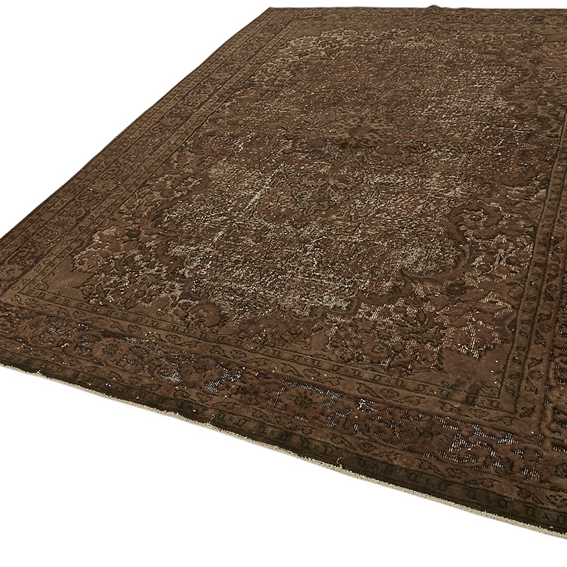 Hand Carved Over-Dyed Rug - 7' 2" x 10' 5" (86" x 125") - K0080739